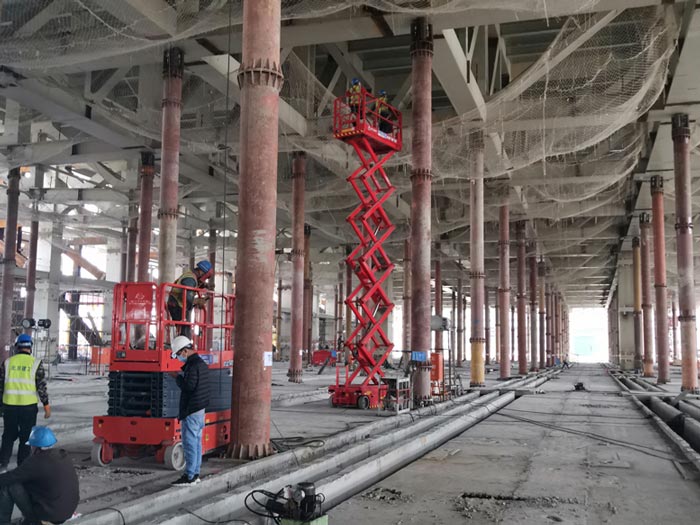 开云(中国)高空作业车为北京冬奥会项目建设加速
